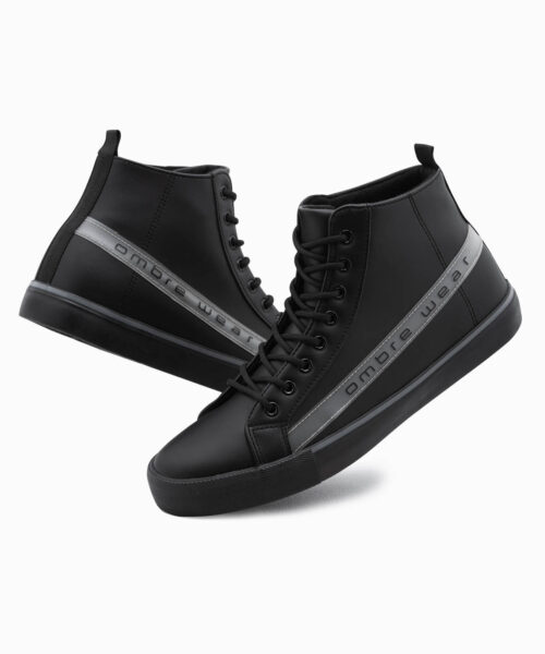 dekoratiivse logoga meeste tossud