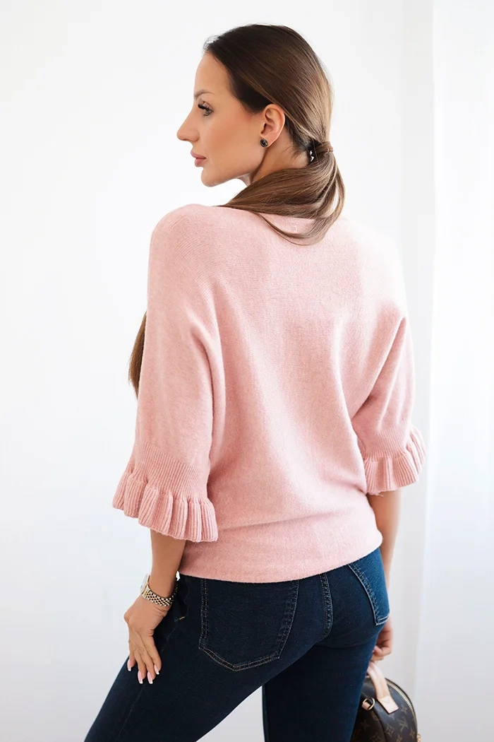 Naiste kampsun – tume powder pink - Image 3