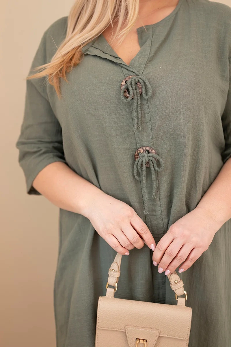 Naiste kleit – khaki - Image 4