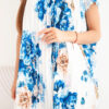 Naiste kleit – blue cornflower / kaameli - Thumbnail Image 4