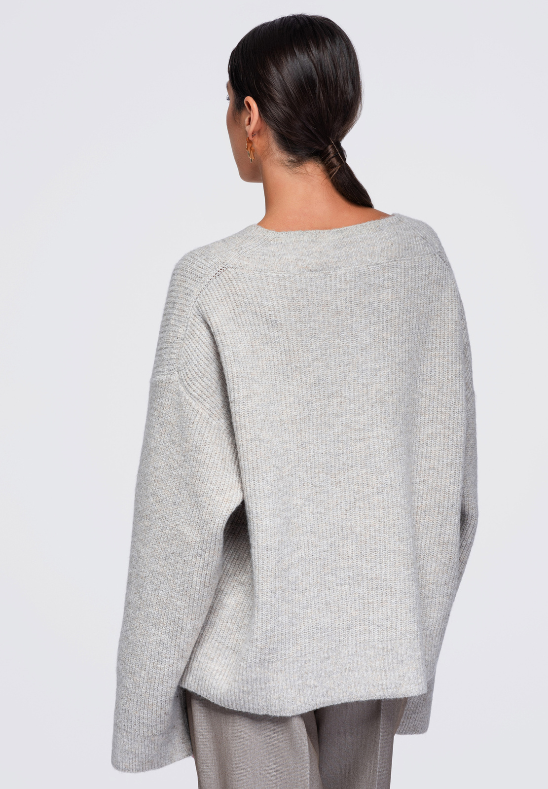 Ombre Clothing naiste asümmeetriline nööpidega kampsun - Image 12
