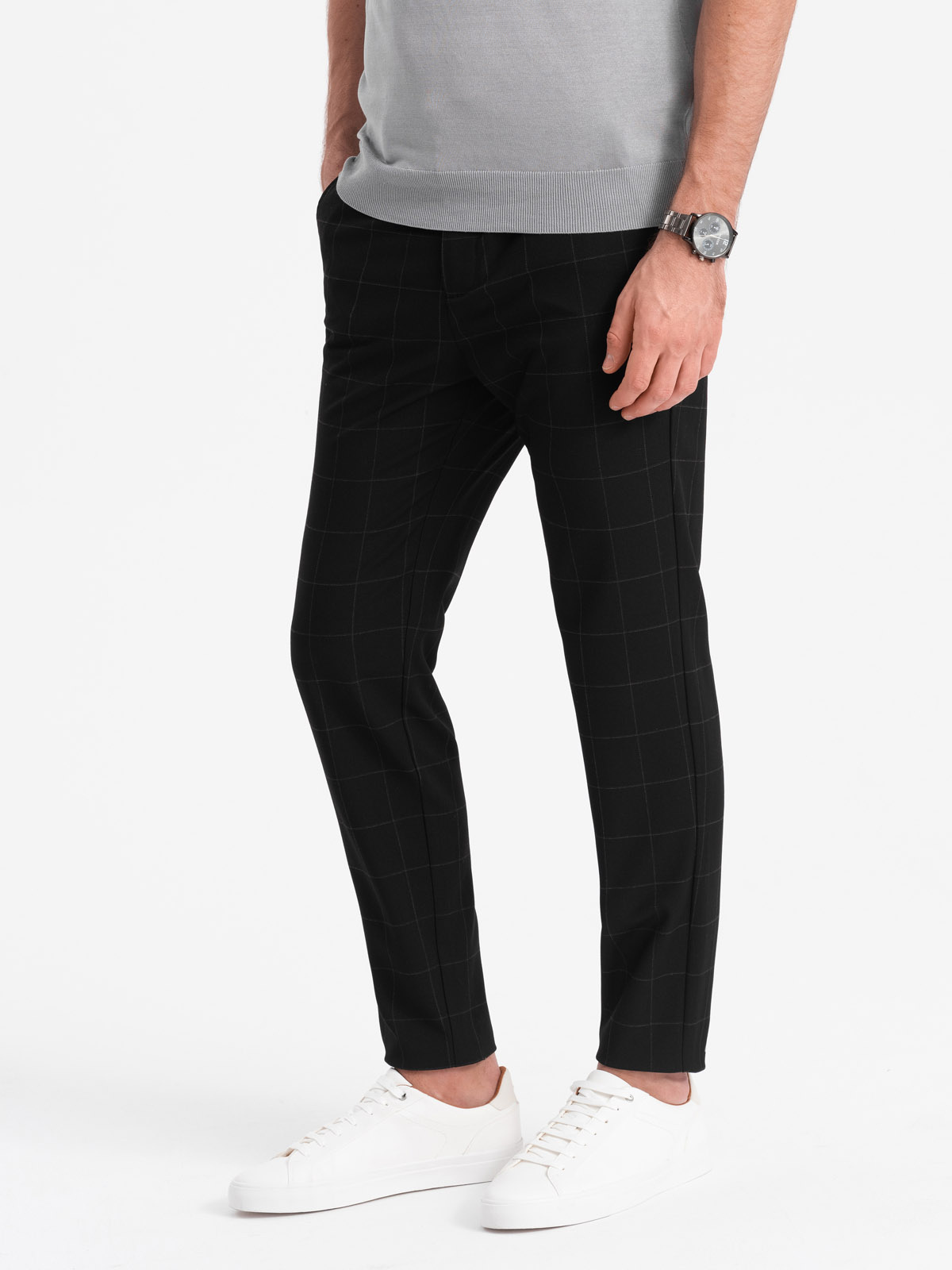 Ombre Clothing meeste ruudulised viigipüksid - Image 29