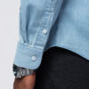 Ombre Clothing meeste pikkade käistega puuvillane triiksärk - Thumbnail Image 6
