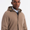 Ombre Clothing meeste kapuutsiga mantel - Thumbnail Image 5