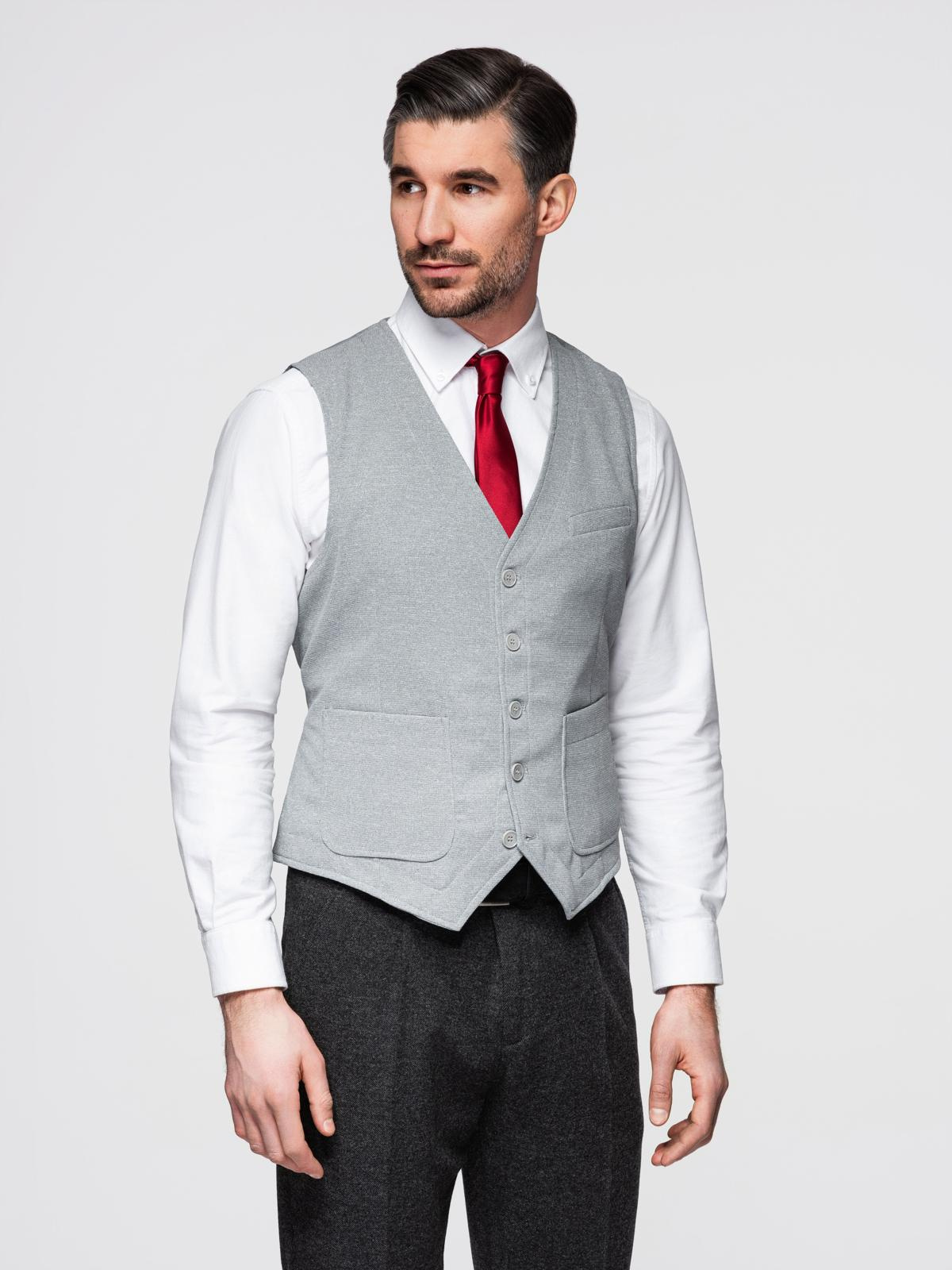 Meeste nööpidega vest Ombre Clothing - Image 13