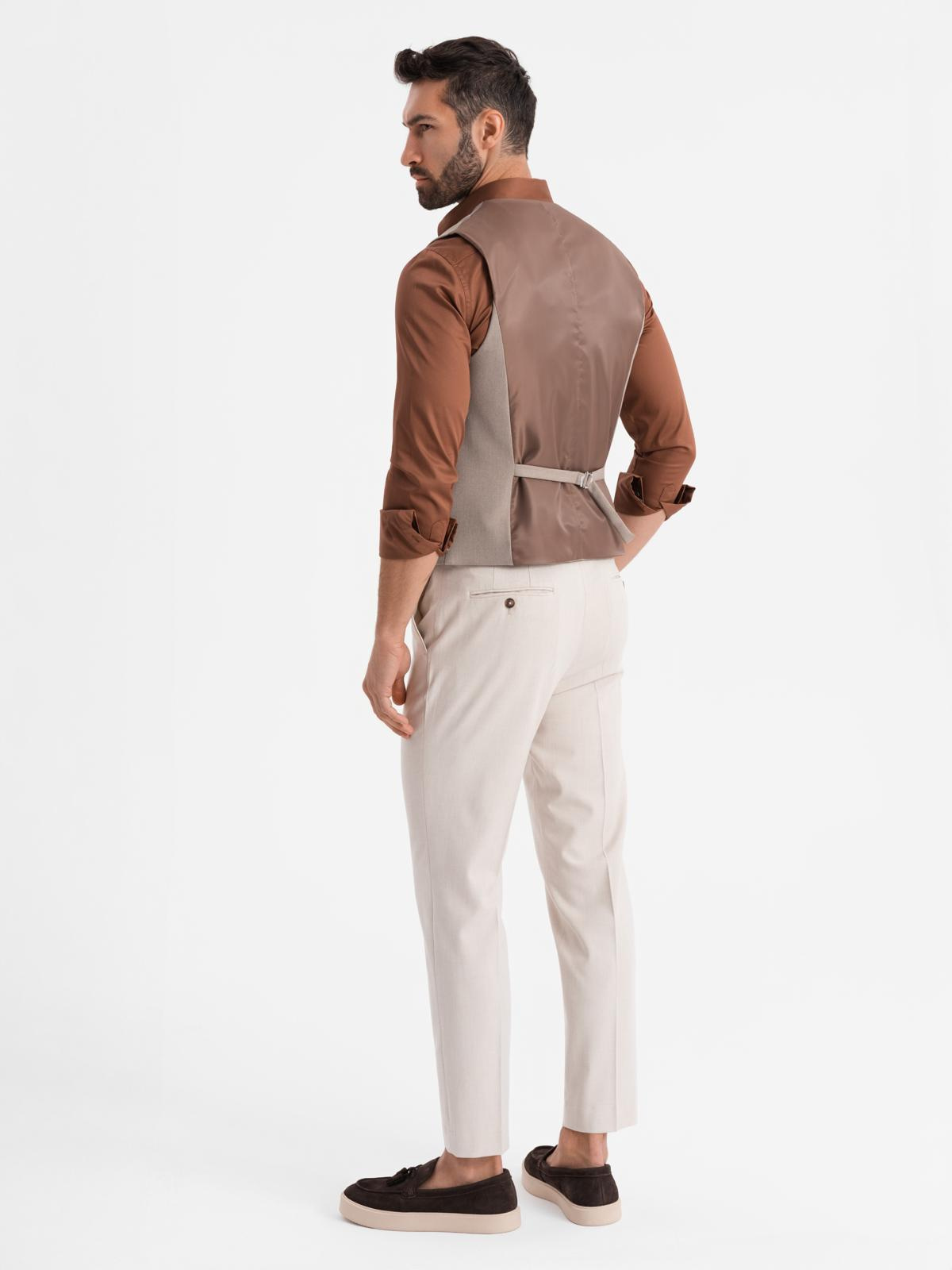 Meeste ülikonnavest nööpidega Ombre Clothing - Image 5