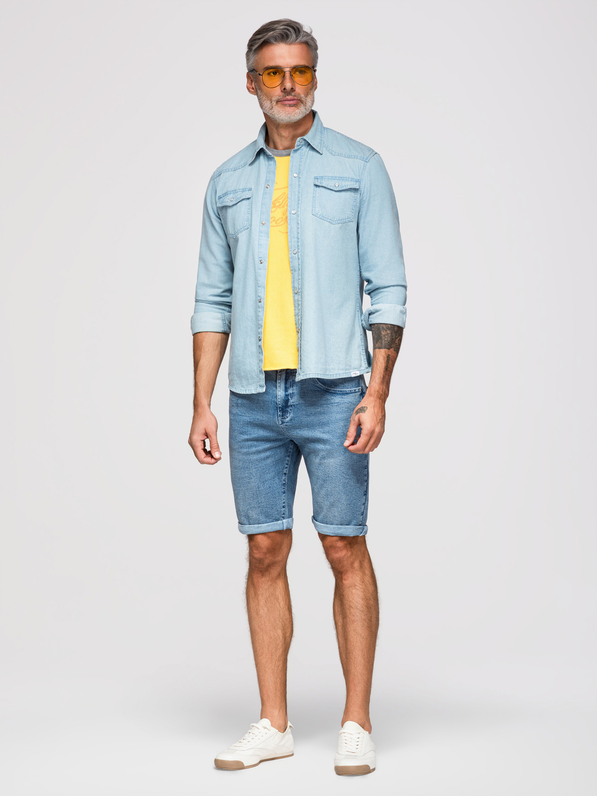 Ombre Clothing meeste teksapüksid lühikesed - Image 2