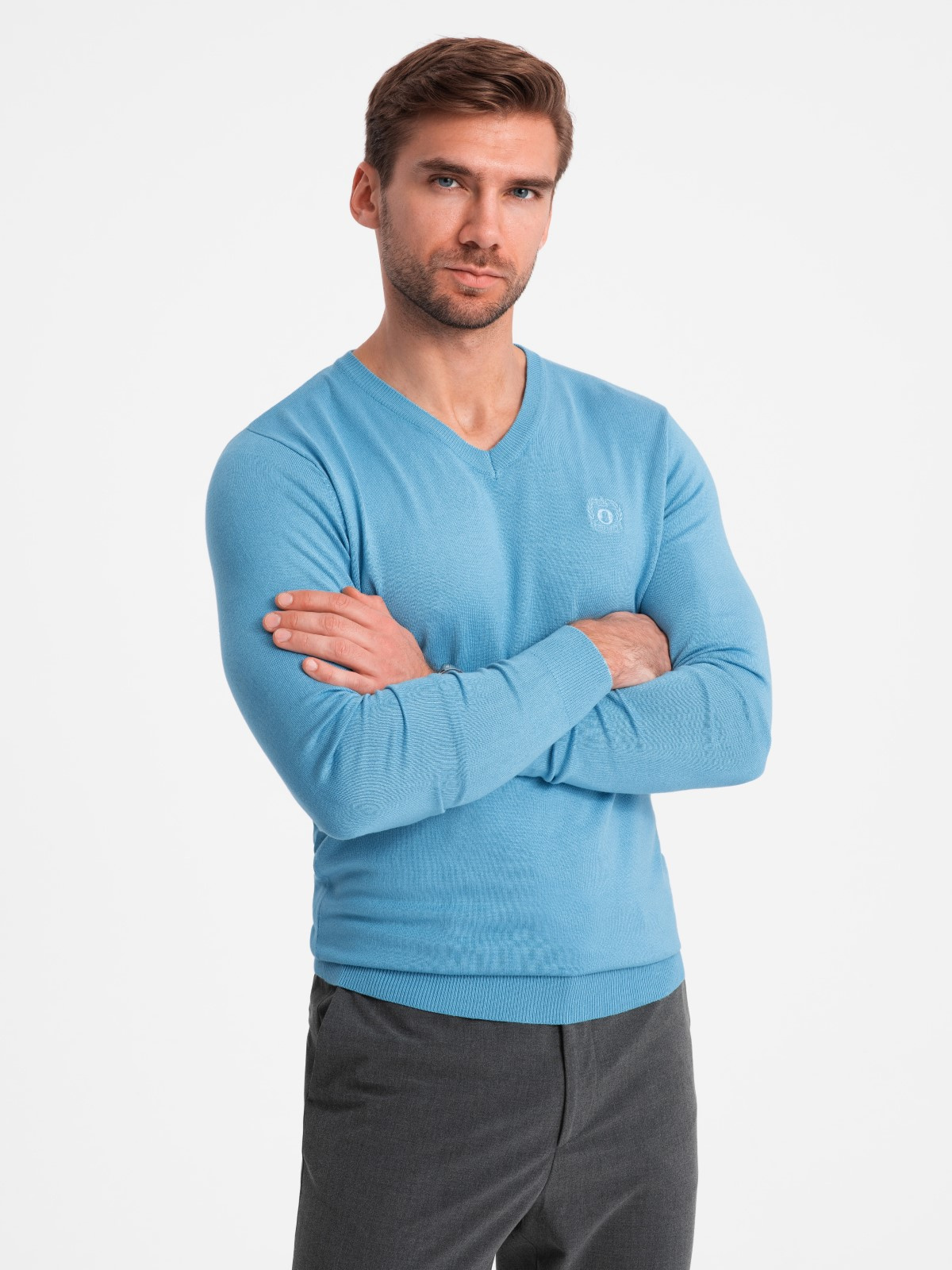 Ombre Clothing meeste V-kaelusega kampsun - Image 58