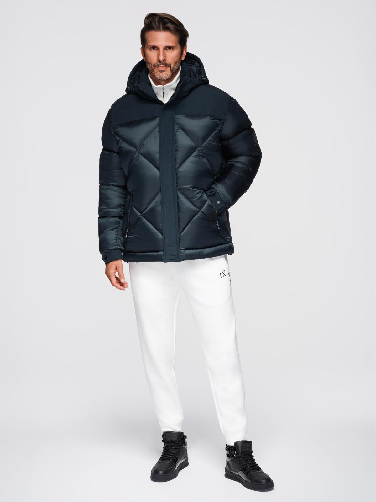 Meeste tepitud talvejope Ombre Clothing - Image 17