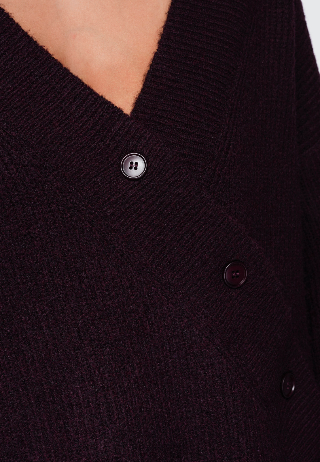 Ombre Clothing naiste asümmeetriline nööpidega kampsun - Image 3