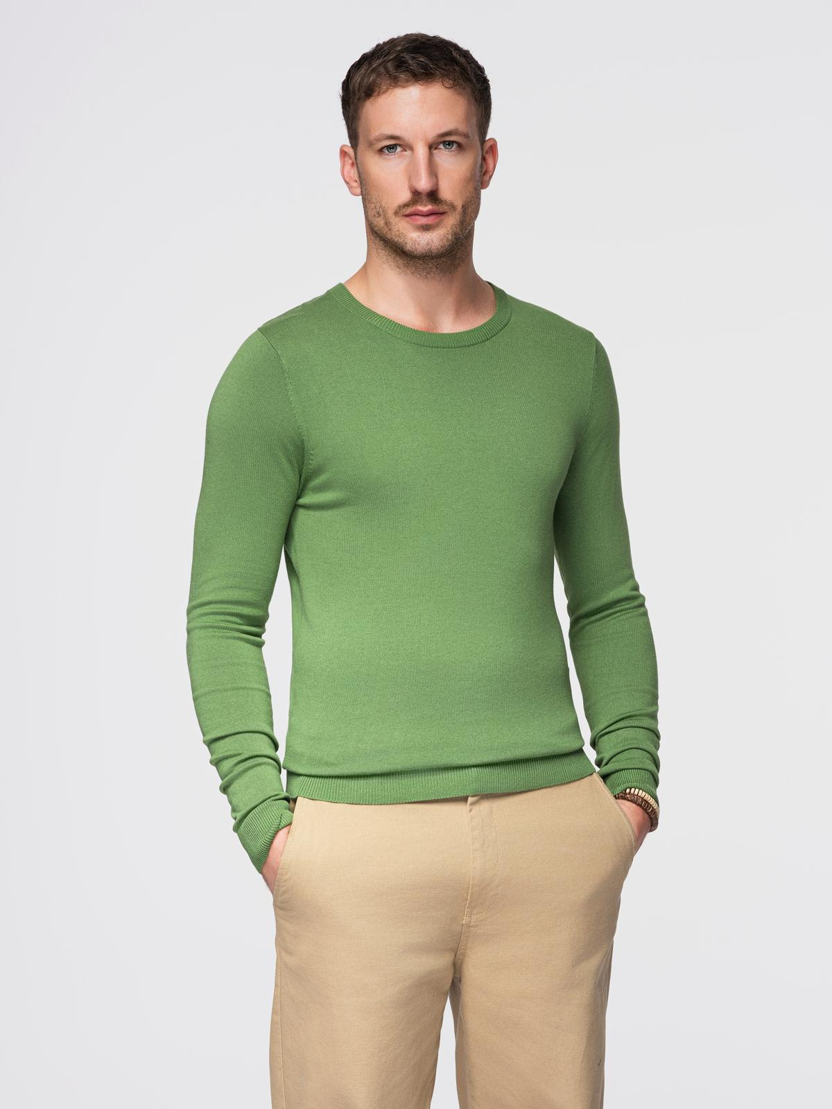Ombre Clothing klassikaline ümara kaelusega meeste kampsun - Image 107