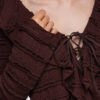 Pikkade varrukate ja paelkinnitusega naiste pluus Ombre Clothing - Thumbnail Image 9