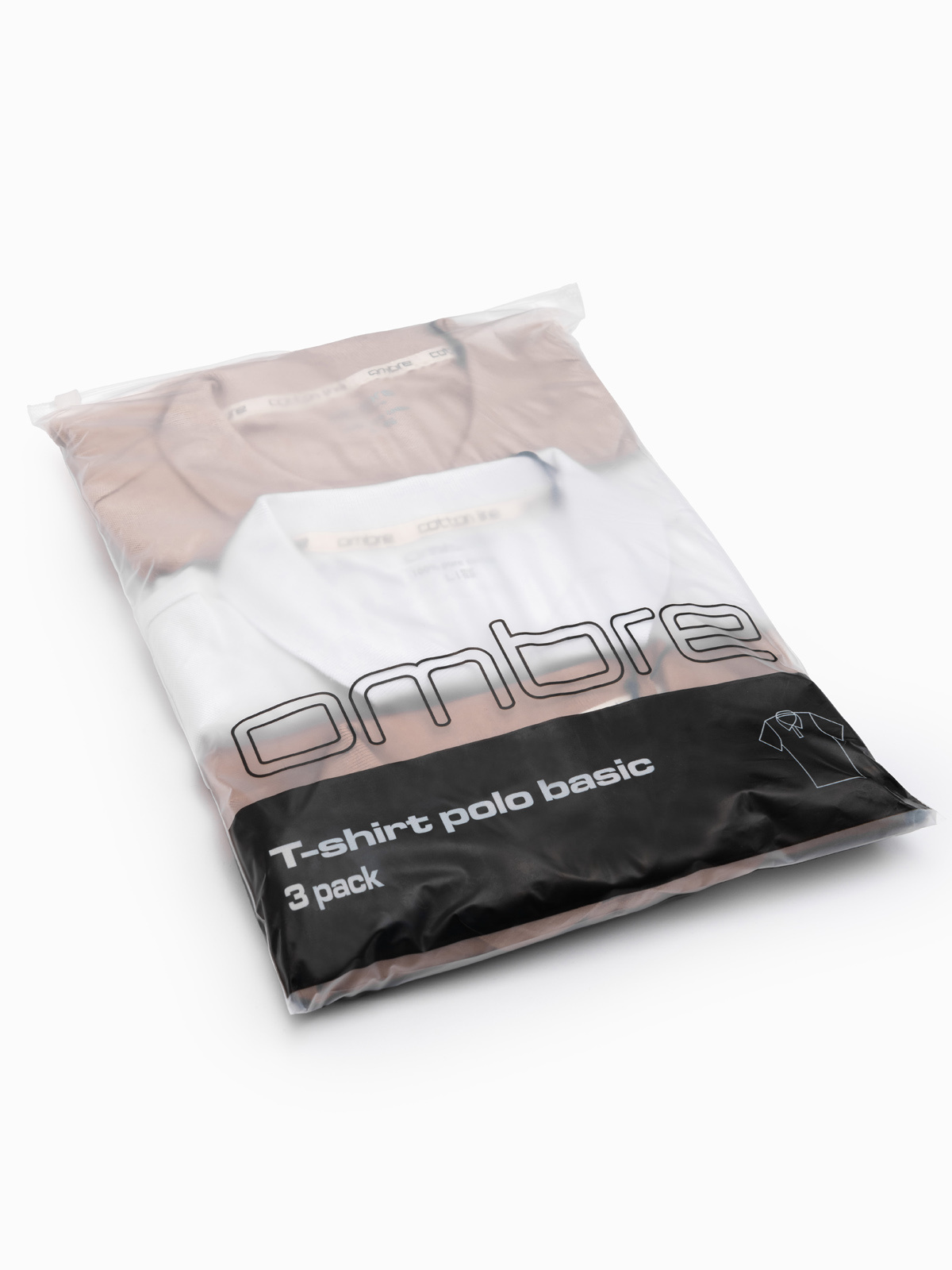 Meeste puuvillased polosärgid Ombre Clothing, 3 tk komplektis - Image 39
