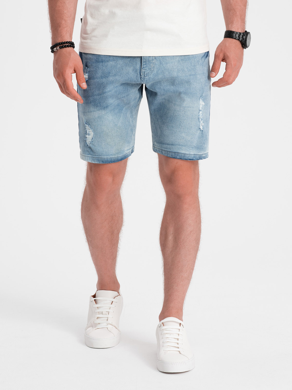 Meeste lühikesed teksapüksid Ombre Clothing - Image 1