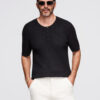 Meeste nööbitava kaelusega lühikeste varrukatega särk Ombre Clothing - Thumbnail Image 1