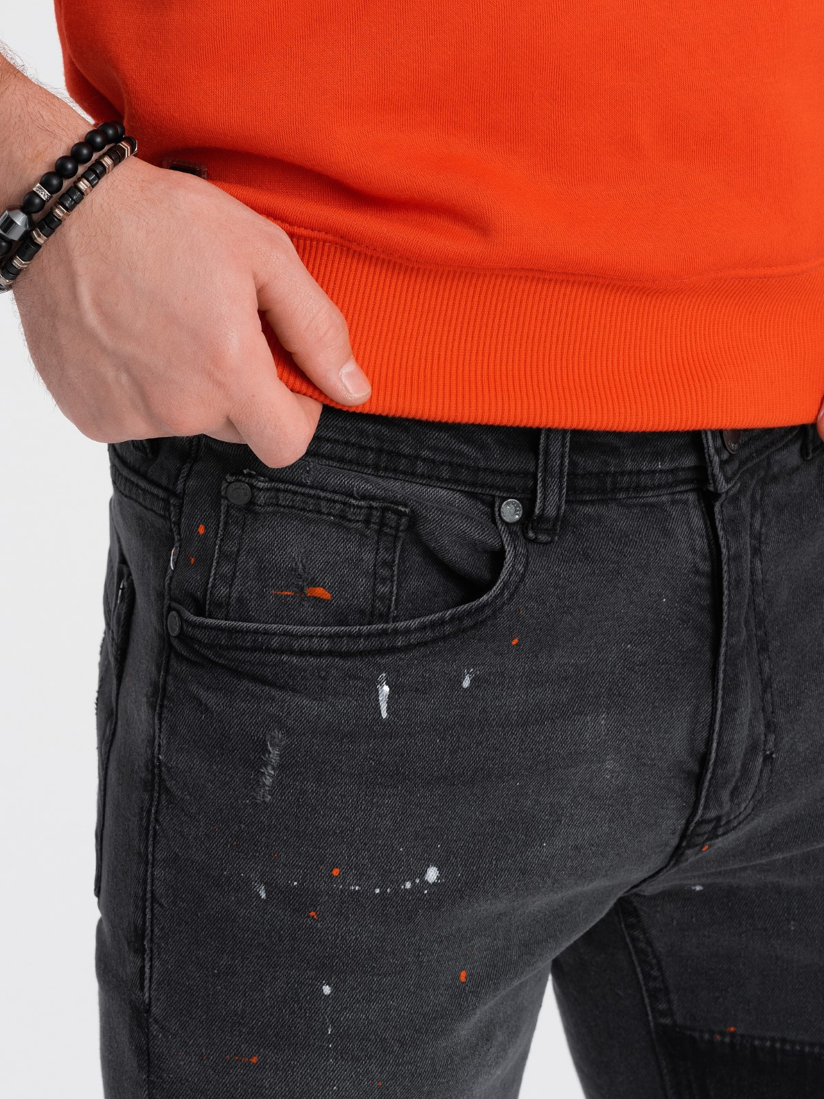 Meeste skinny fit teksad Ombre Clothing - Image 3