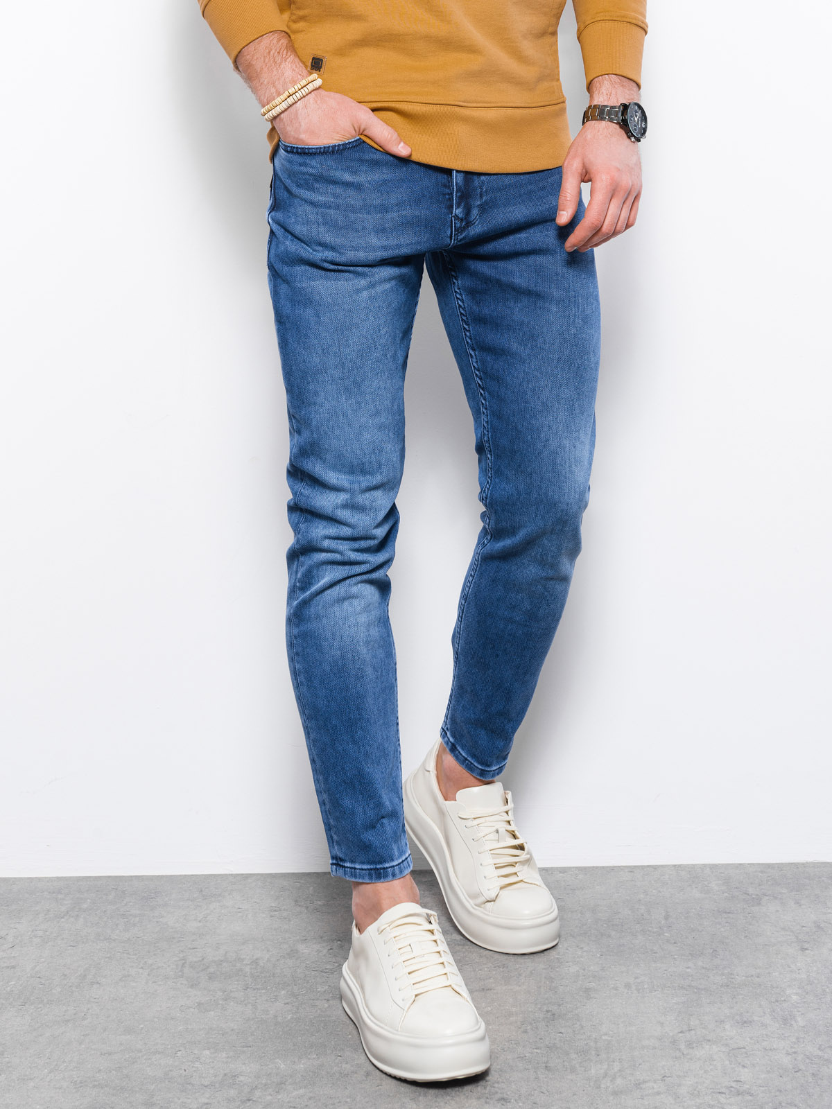 teksad skinny fit p1007 - sinine - Image 1
