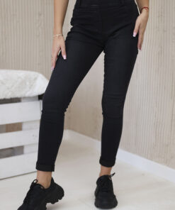 Naiste jeggings-tüüpi elastsed teksapüksid Kesi