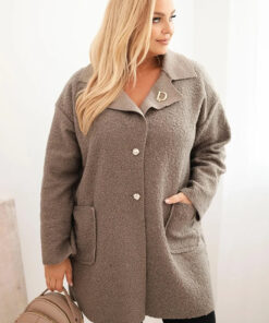 Kesi naiste villasegune oversize-mantel