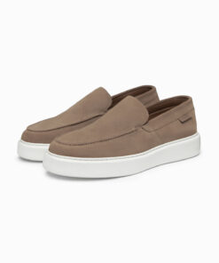 Meeste seemisnahast slip-on vabaajajalatsid Ombre