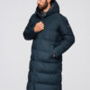 Ombre Clothing meeste pikk tepitud talvejope kapuutsiga - Thumbnail Image 15