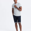 Meeste püstkrae ja nööpidega polosärk Ombre Clothing - Thumbnail Image 130