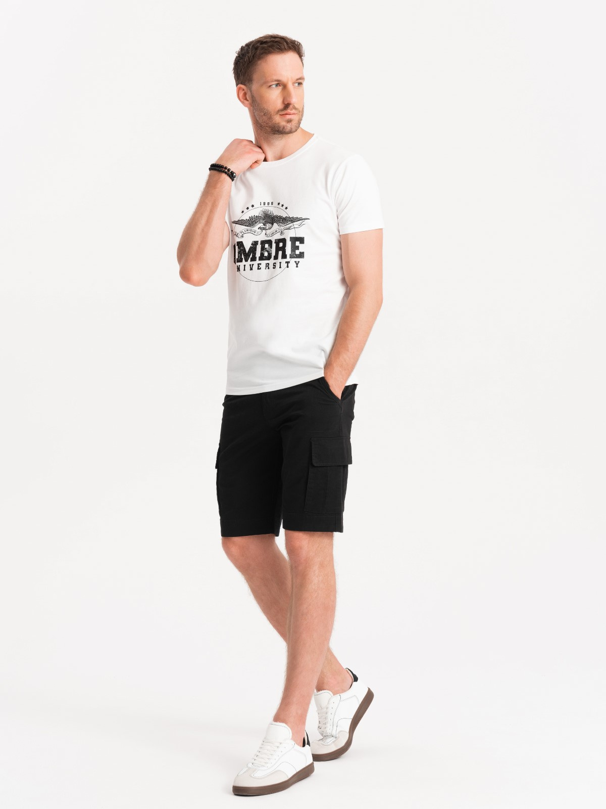 Ombre Clothing meeste cargolõikega lühikesed püksid - Image 29