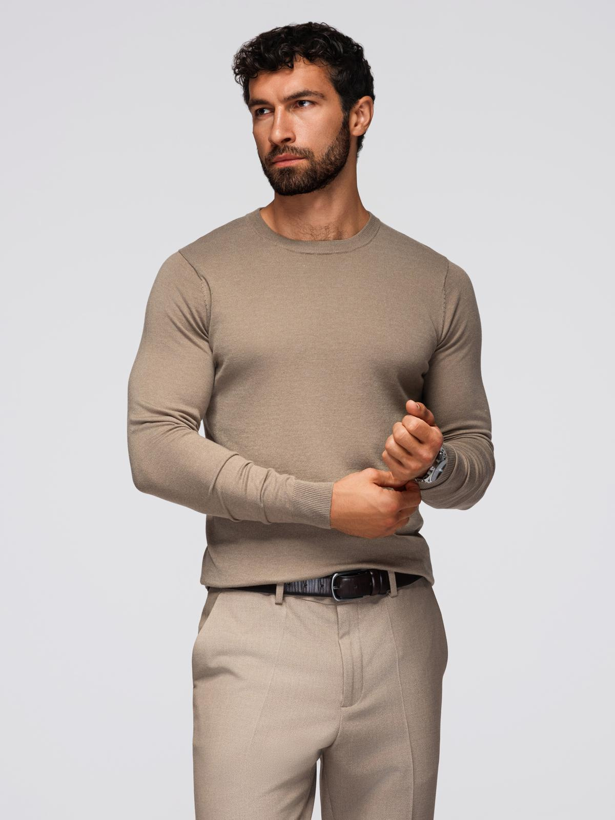 Ombre Clothing klassikaline ümara kaelusega meeste kampsun - Image 168