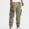 Meeste cargo-stiilis dressipüksid Ombre Clothing - Thumbnail Image 71
