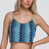 Naiste lühike ažuurne pluus Ombre Clothing - Thumbnail Image 6