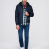 Meeste kapuutsiga jope Ombre - Thumbnail Image 5
