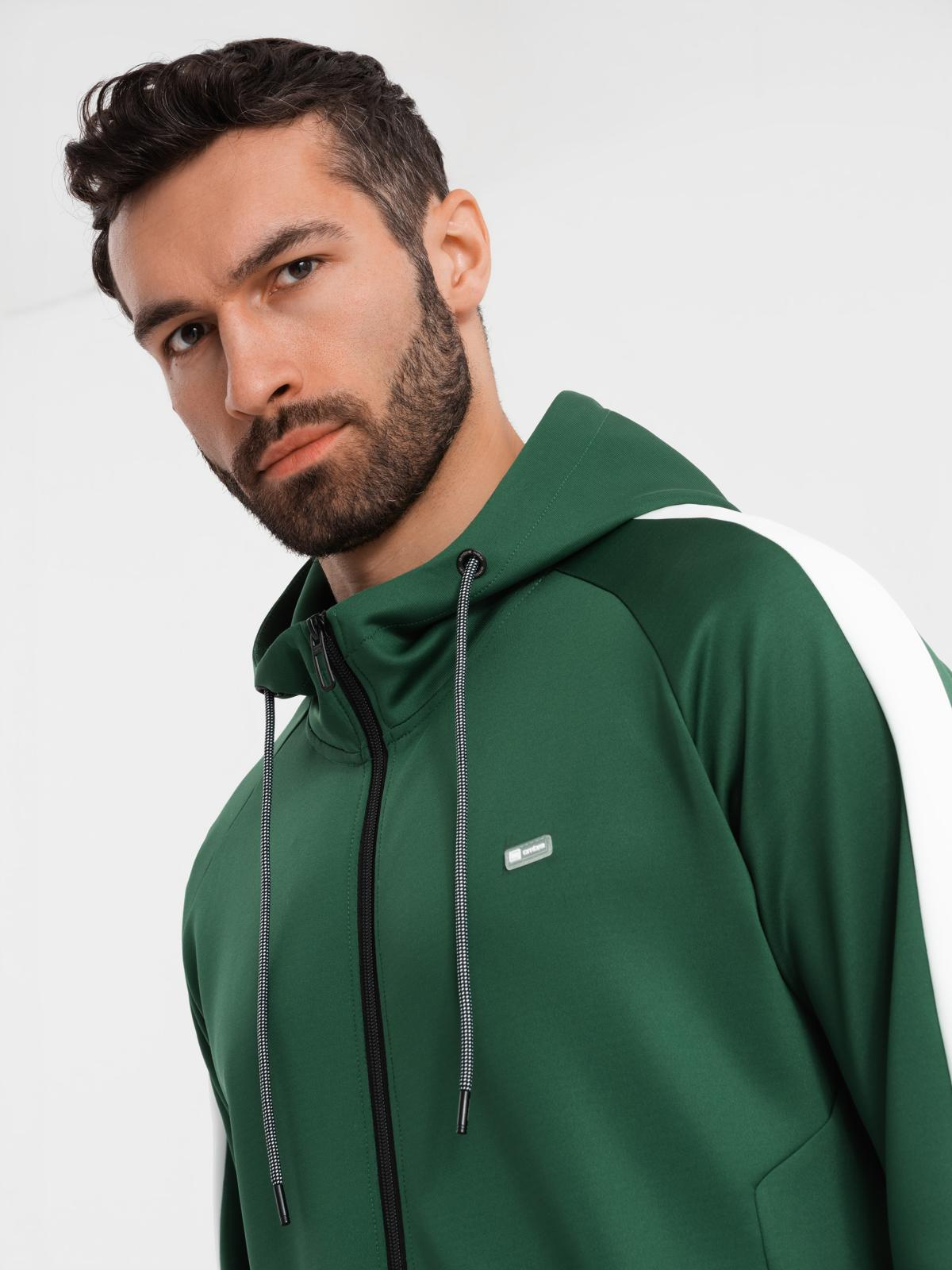 Ombre Clothing meeste lukuga pusa püstkrae ja triipudega - Image 51