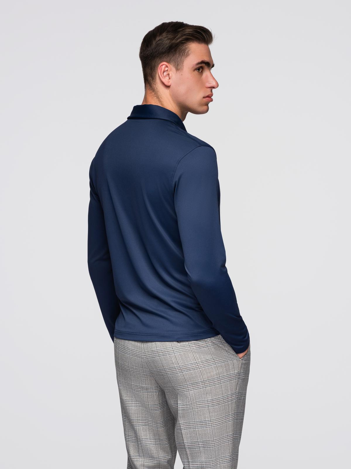 Ombre Clothing meeste pikkade varrukatega polosärk - Image 19