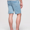 Ombre Clothing meeste teksalühikesed püksid nööriga vöökohaga - Thumbnail Image 4