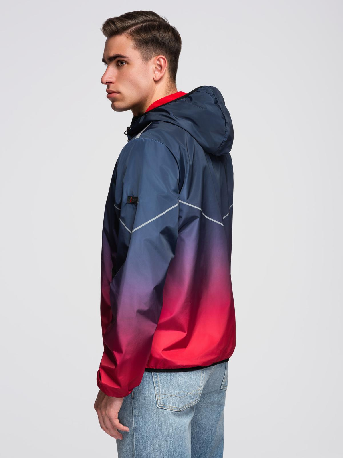 Ombre Clothing meeste helkurdetailidega spordijope - Image 6