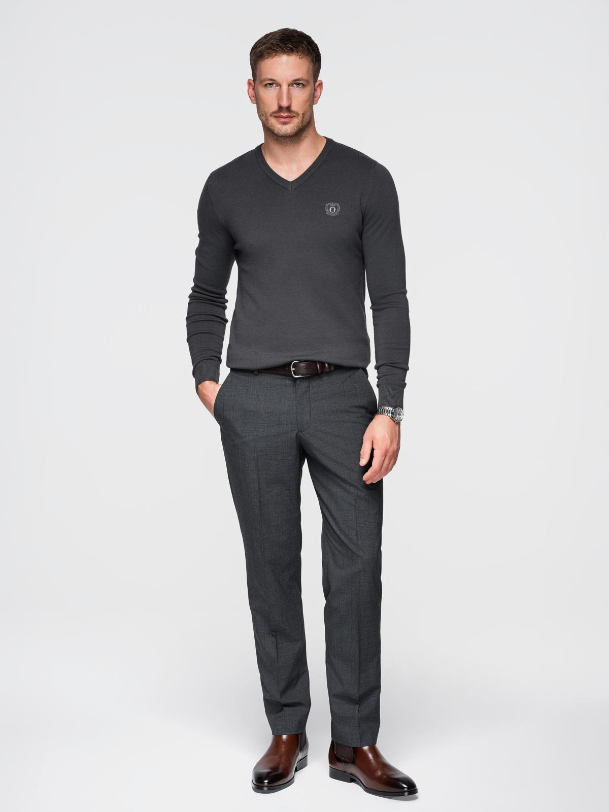 Ombre Clothing meeste V-kaelusega kampsun - Image 27