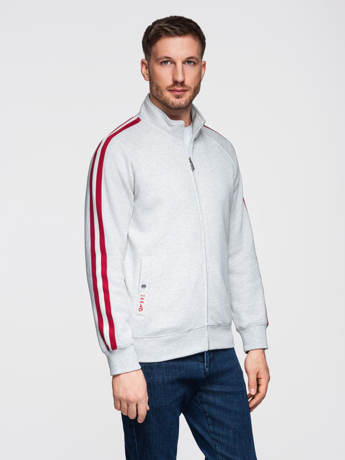 Ombre Clothing meeste lukuga pusa püstkrae ja triipudega - Image 4