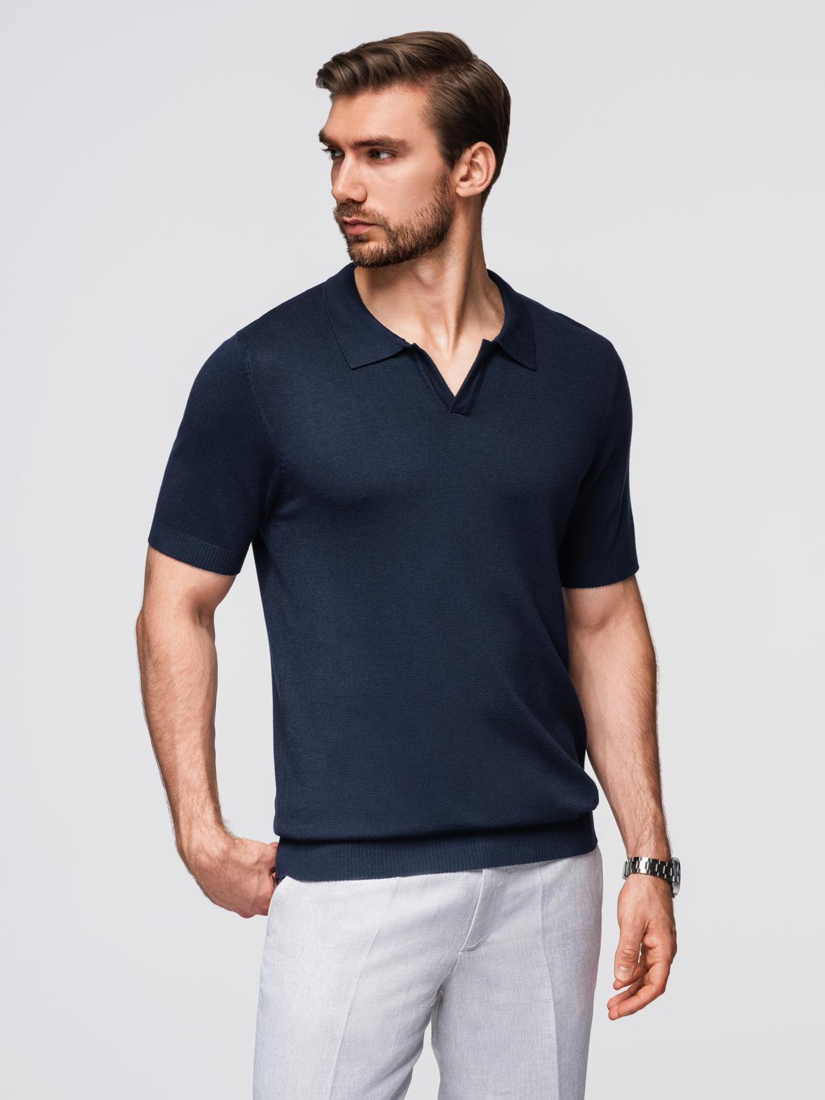 Meeste kootud polosärk Ombre Clothing - Image 3
