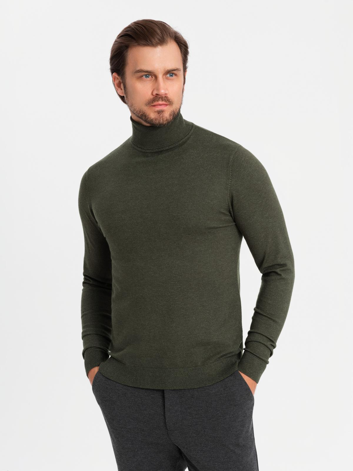 Ombre Clothing meeste puuvillane rullkaelusega kampsun - Image 15