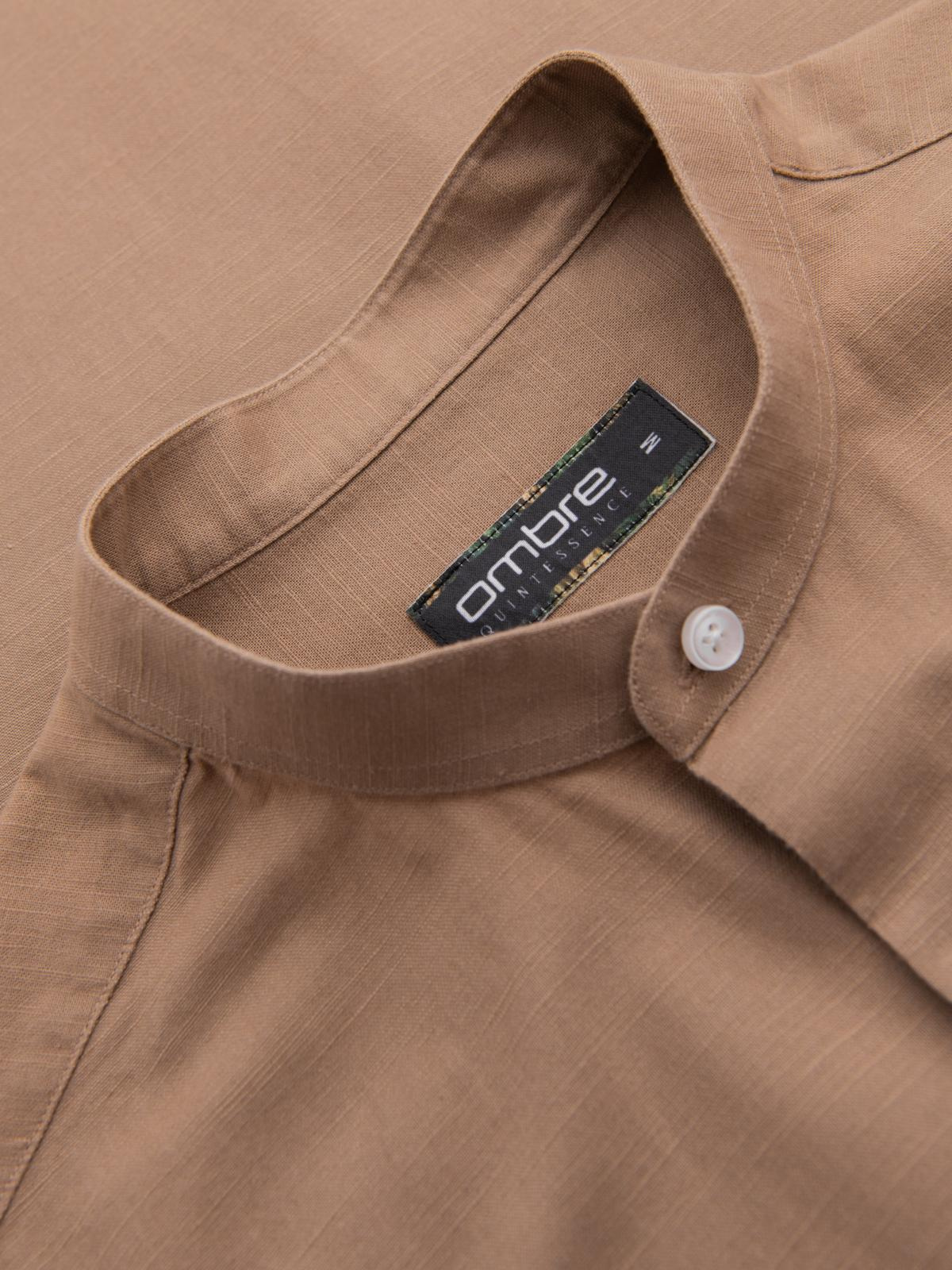Meeste püstkraega pikkade varrukatega triiksärk Ombre Clothing - Image 38