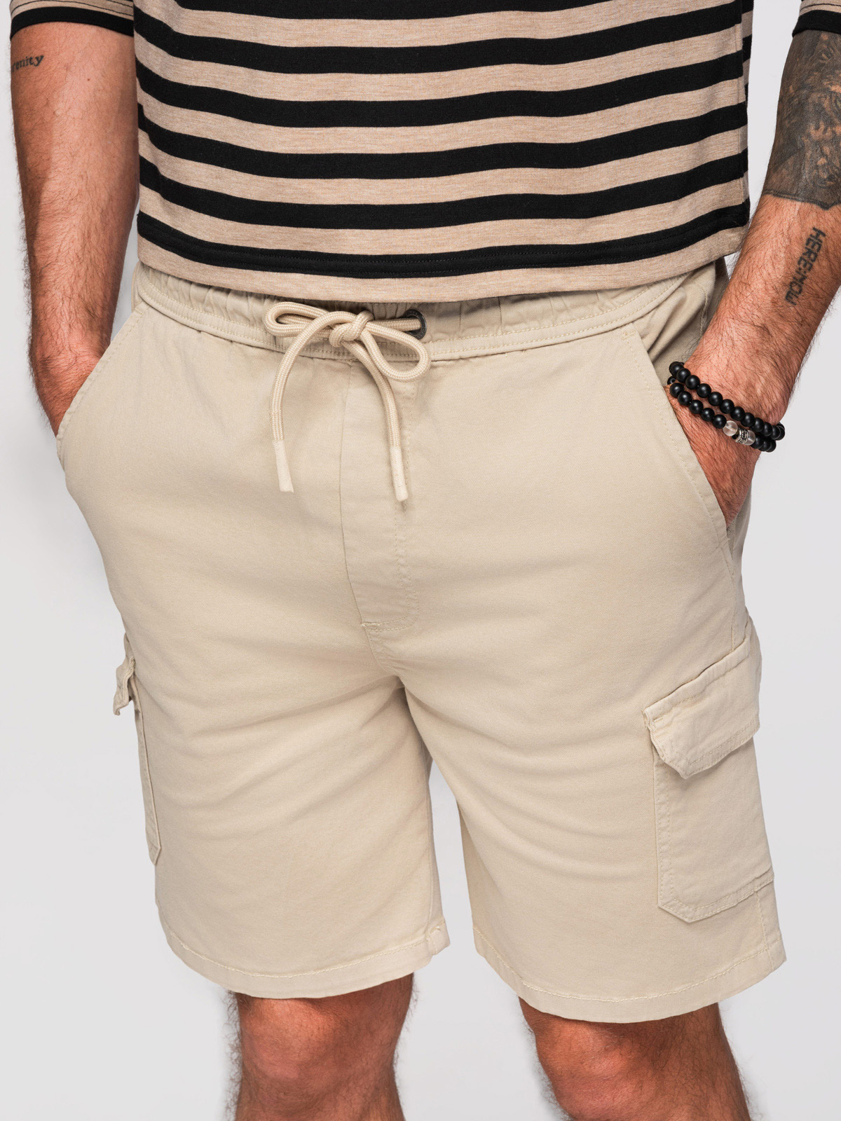 Meeste cargo-lühikesed püksid Ombre Clothing - Image 1