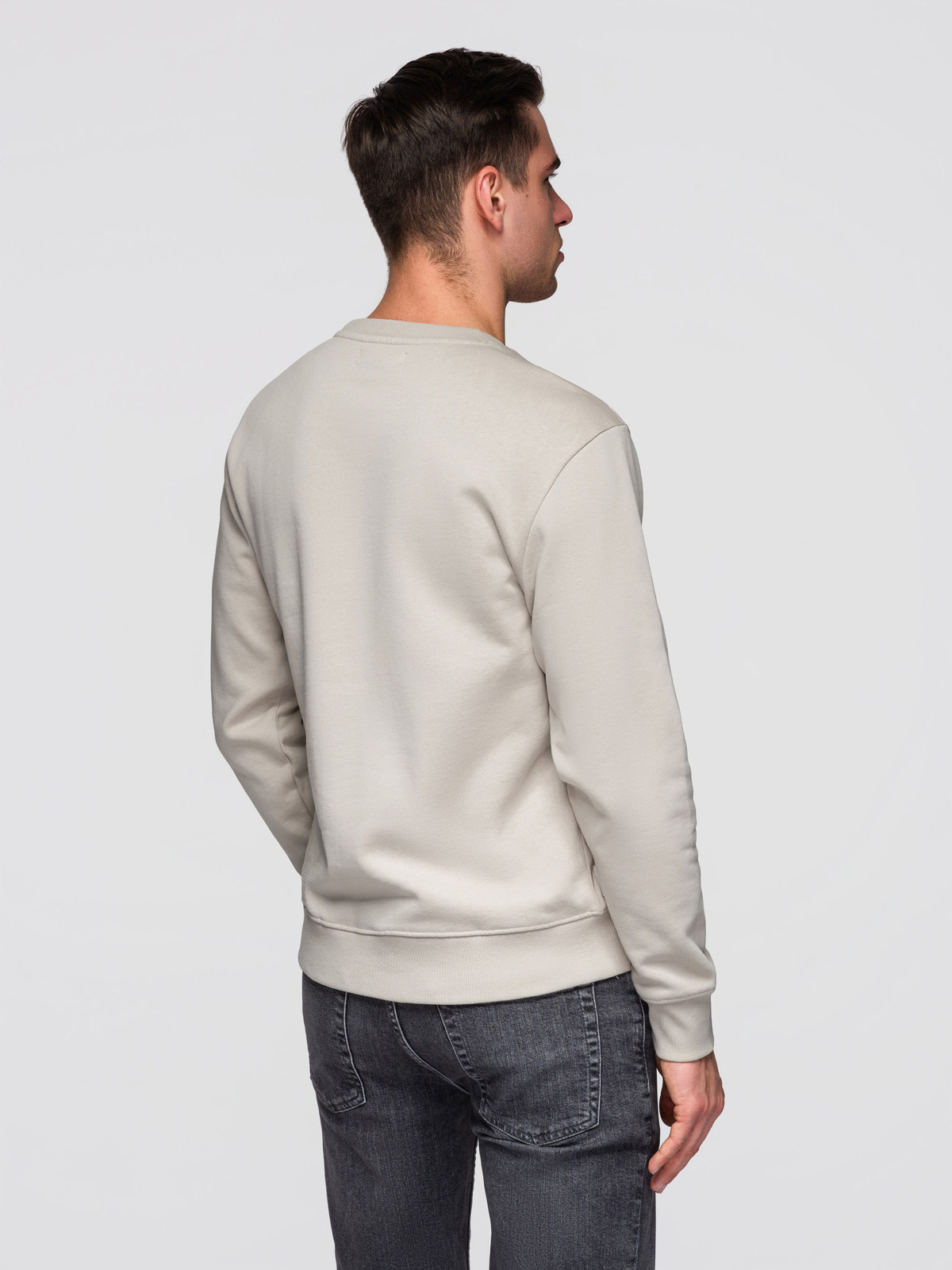 Meeste puuvillane dressipluus ümara kaelusega Ombre Clothing - Image 5