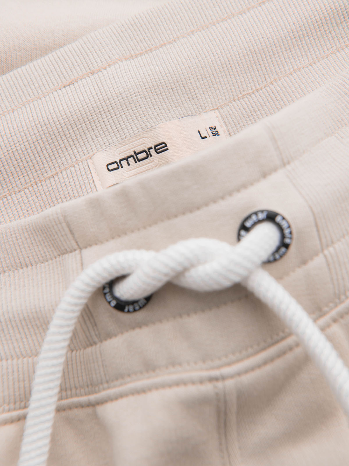 Ombre Clothing meeste kootud lühikesed püksid nööri ja taskutega - Image 7