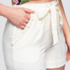 Ombre Clothing naiste lühikesed püksid seotava vööga - Thumbnail Image 2