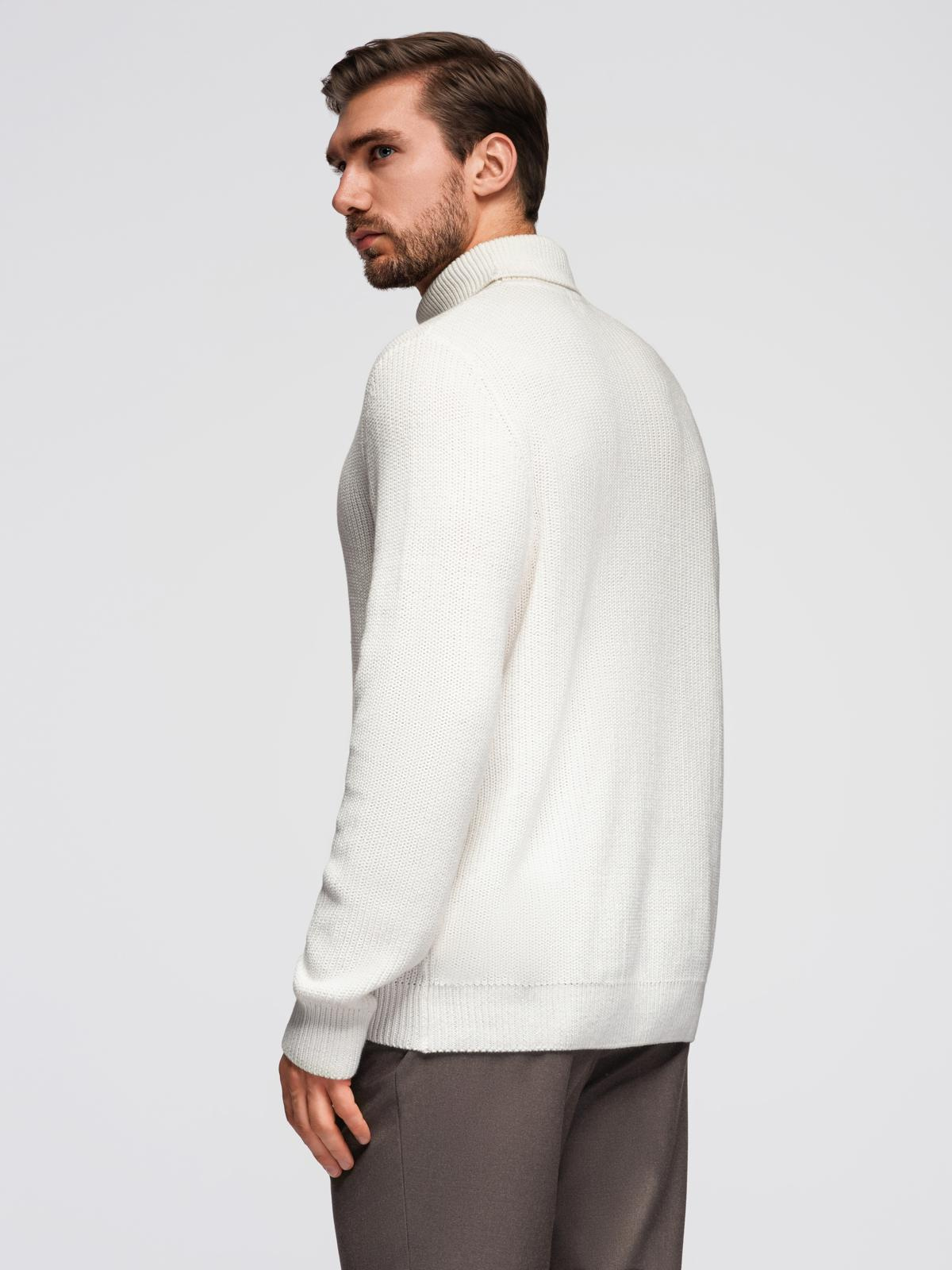 Ombre Clothing meeste kootud rullkaelusega kampsun - Image 5