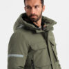 Ombre Clothing meeste kapuutsiga talvejope - Thumbnail Image 42