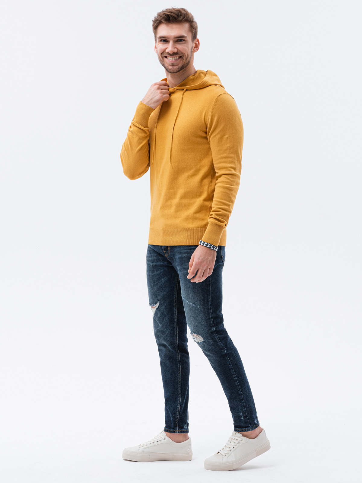 Ombre Clothing meeste kapuutsiga kootud kampsun - Image 6