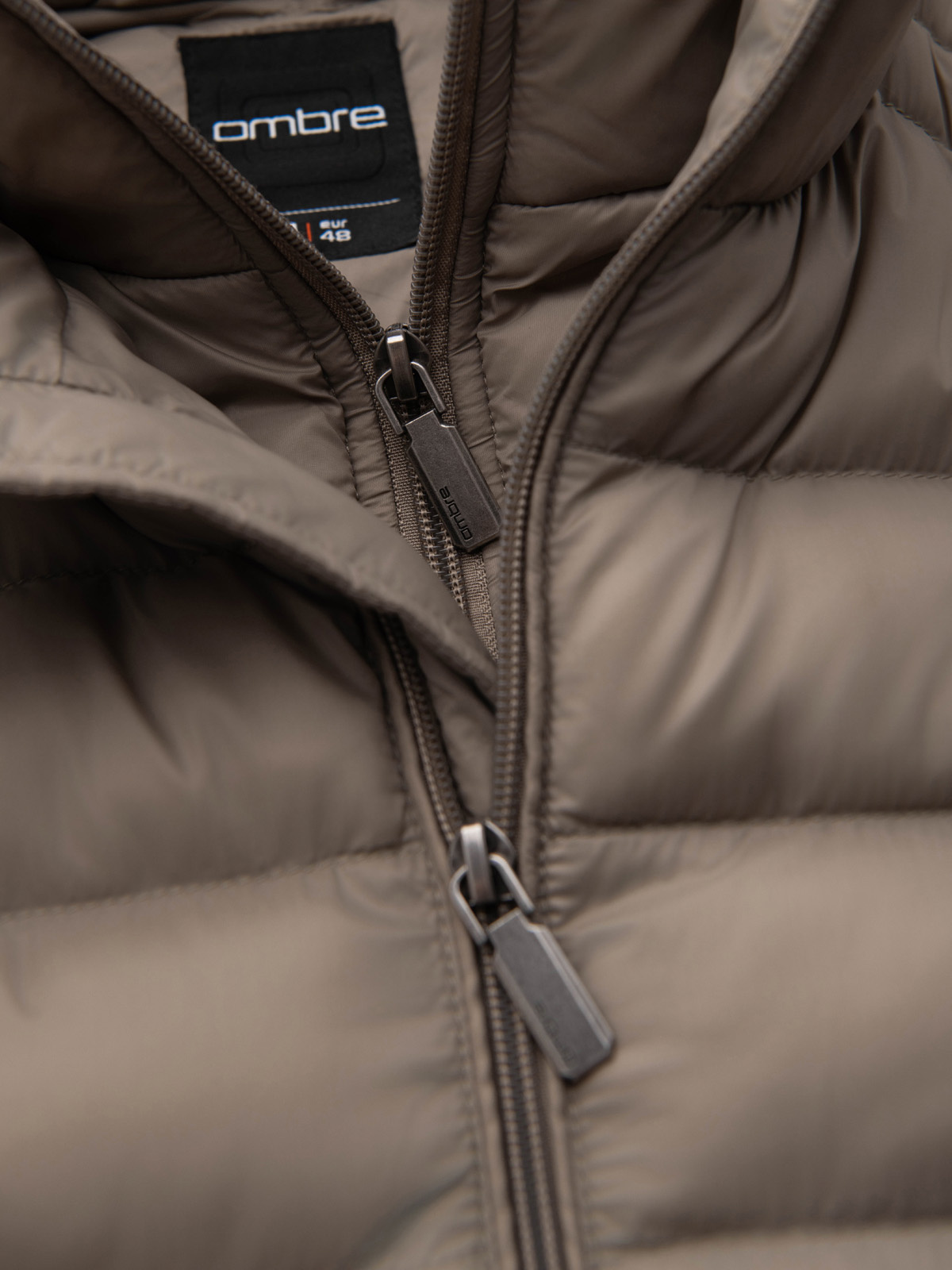Ombre Clothing meeste tepitud jope püstkraega - Image 32