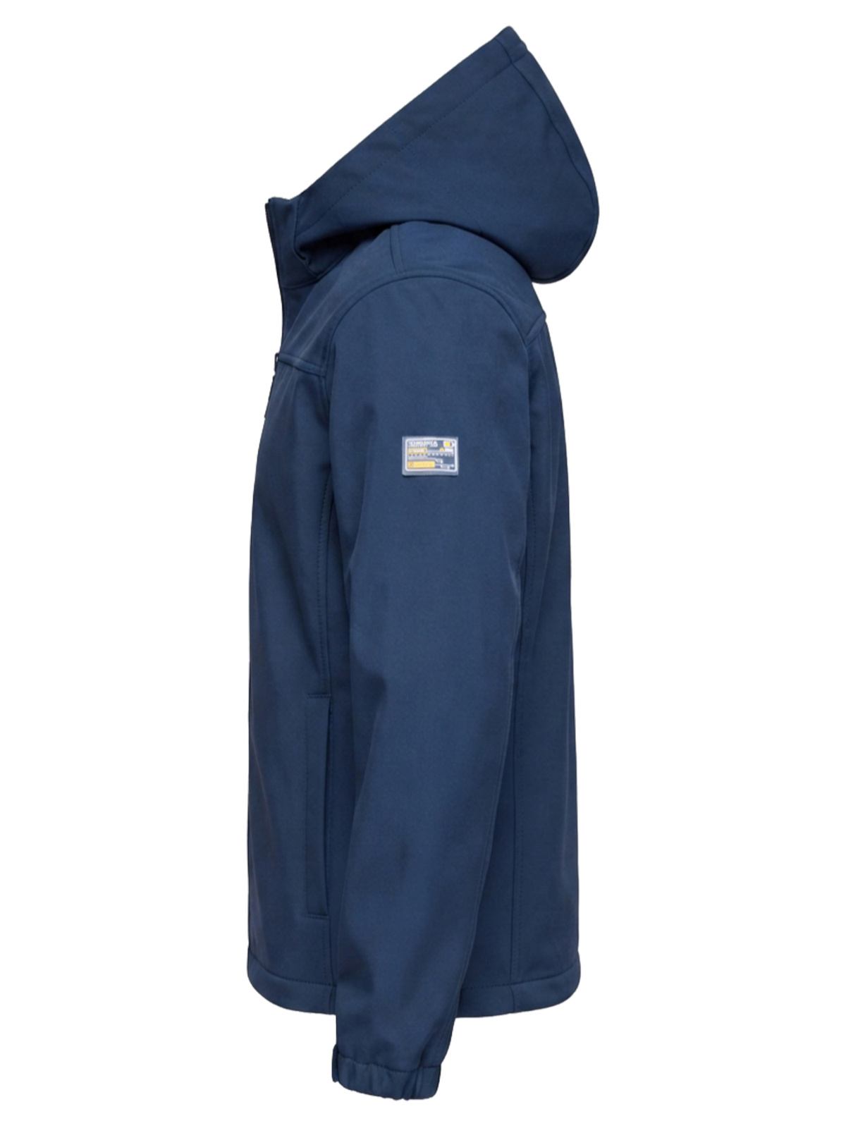 Meeste SOFTSHELL jakk kapuutsi ja fliisvoodriga – tumesinine - Image 2