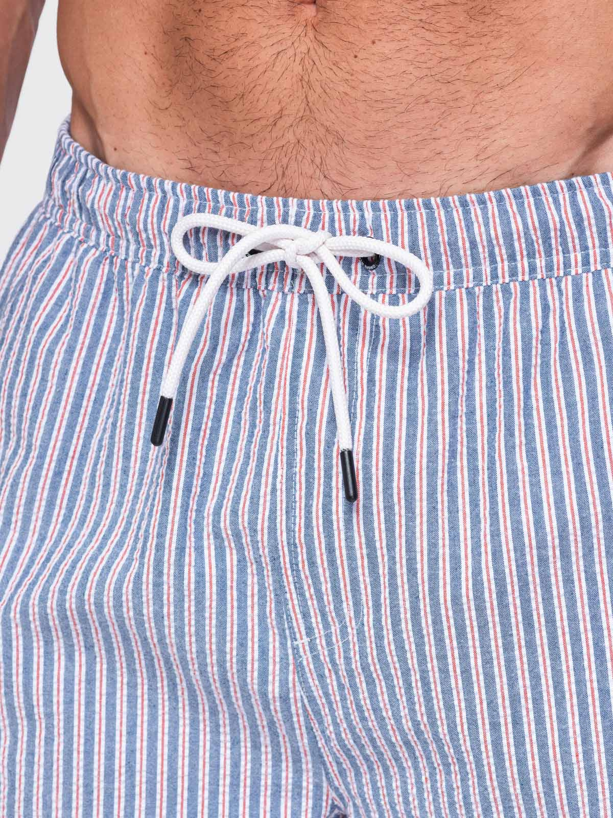 Meeste triibulised ujumispüksid Ombre Clothing seersucker-kangast - Image 6